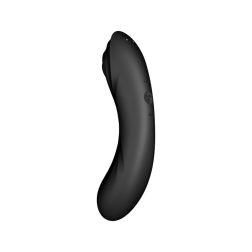   Satisfyer Curvy Trinity 4. vibrátor, léghullámos csiklóizgatóval (fekete)