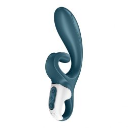   Satisfyer Hug Me kétmotoros csiklóágas vibrátor (kék) (APP-os)