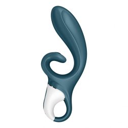   Satisfyer Hug Me kétmotoros csiklóágas vibrátor (kék) (APP-os)