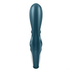   Satisfyer Hug Me kétmotoros csiklóágas vibrátor (kék) (APP-os)