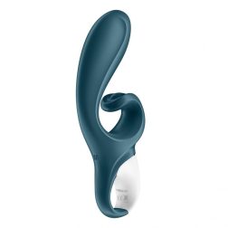   Satisfyer Hug Me kétmotoros csiklóágas vibrátor (kék) (APP-os)