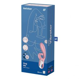   Satisfyer Hug Me kétmotoros csiklóágas vibrátor (rózsaszín) (APP-os)
