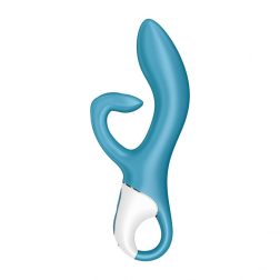   Satisfyer Embrace Me kétmotoros csiklóágas vibrátor (kék)
