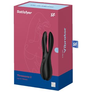 Satisfyer Threesome 2 csiklóvibrátor (fekete).