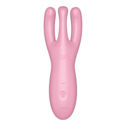   Satisfyer Threesome 4 csiklóvibrátor (rózsaszín) (APP-os)