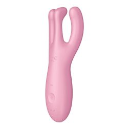   Satisfyer Threesome 4 csiklóvibrátor (rózsaszín) (APP-os)