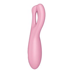   Satisfyer Threesome 4 csiklóvibrátor (rózsaszín) (APP-os)