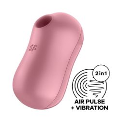   Satisfyer Cotton Candy léghullámos csiklóizgató, vibrációval (rózsaszín)