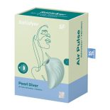   Satisfyer Pearl Diver léghullámos csiklóizgató, vibrációval (zöld)