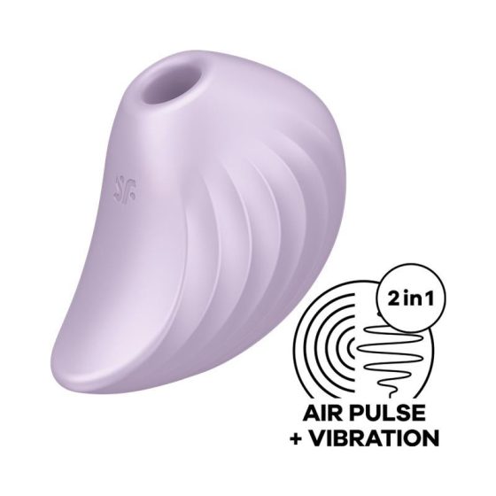 Satisfyer Pearl Diver léghullámos csiklóizgató, vibrációval (lila)