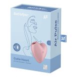   Satisfyer Cutie Heart léghullámos csiklóizgató, vibrációval (rózsaszín)