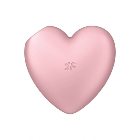 Satisfyer Cutie Heart léghullámos csiklóizgató, vibrációval (rózsaszín)