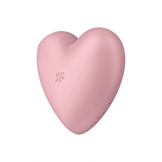 Satisfyer Cutie Heart léghullámos csiklóizgató, vibrációval (rózsaszín)