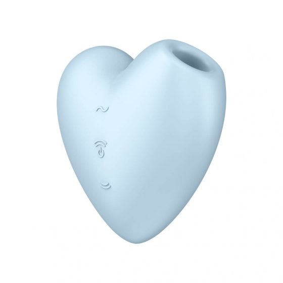 Satisfyer Cutie Heart léghullámos csiklóizgató, vibrációval (kék)