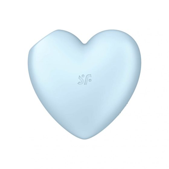 Satisfyer Cutie Heart léghullámos csiklóizgató, vibrációval (kék)