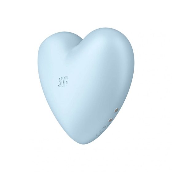 Satisfyer Cutie Heart léghullámos csiklóizgató, vibrációval (kék)