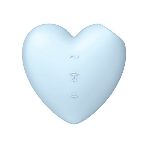 Satisfyer Cutie Heart léghullámos csiklóizgató, vibrációval (kék)