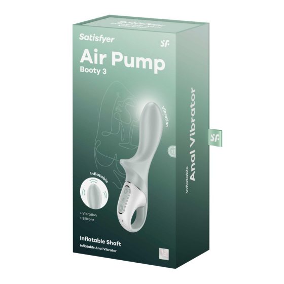 Satisfyer Air Pump Booty 2 análvibrátor, pumpa funkcióval