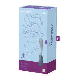 Satisfyer G-Spot Flex 3 g-pont vibrátor (szürke) Satisfyer G-Spot Flex 3 g-pont vibrátor (szürke)