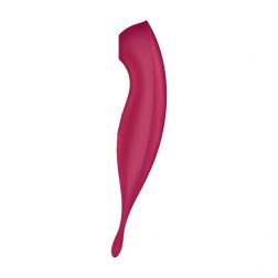   Satisfyer Twirling Pro+ léghullámos csiklóizgató, fókusz típusú vibrátorral (piros) (APP-os)