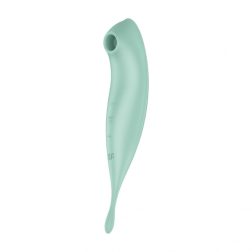   Satisfyer Twirling Pro+ léghullámos csiklóizgató, fókusz típusú vibrátorral (zöld) (APP-os)
