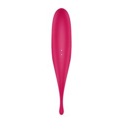   Satisfyer Twirling Pro léghullámos csiklóizgató, fókusz típusú vibrátorral (piros)