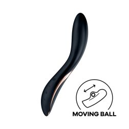   Satisfyer Rrrolling Explosion g-pont vibrátor, mozgó golyócskával (fekete)