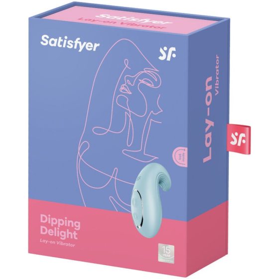 Satisfyer Dipping Delight vibrációs csiklóizgató (kék)