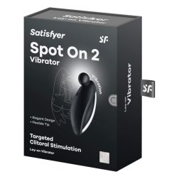 Satisfyer Spot On 2 vibrációs izgató (fekete).