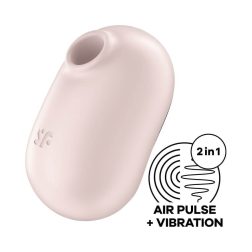   Satisfyer Pro To Go 2. léghullámos csiklóizgató, vibrációval (bézs)
