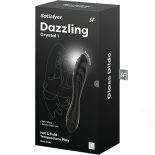 Satisfyer Dazzling Crystal 1 üveg dildó (fekete)