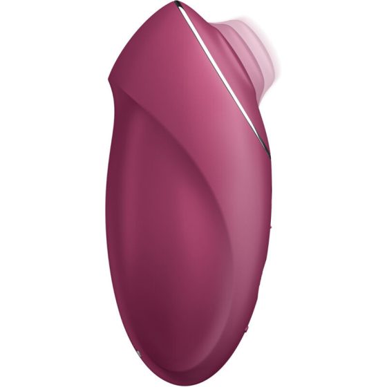 Satisfyer Tap & Climax 1. csiklóizgató, vibrációval, pulzációval (piros)