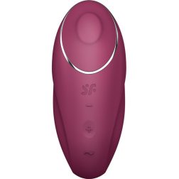   Satisfyer Tap & Climax 1. csiklóizgató, vibrációval, pulzációval (piros)