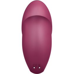   Satisfyer Tap & Climax 1. csiklóizgató, vibrációval, pulzációval (piros)
