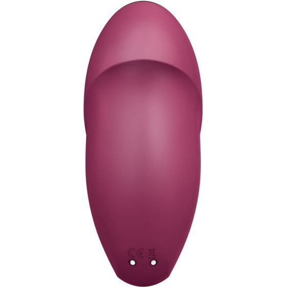 Satisfyer Tap & Climax 1. csiklóizgató, vibrációval, pulzációval (piros)