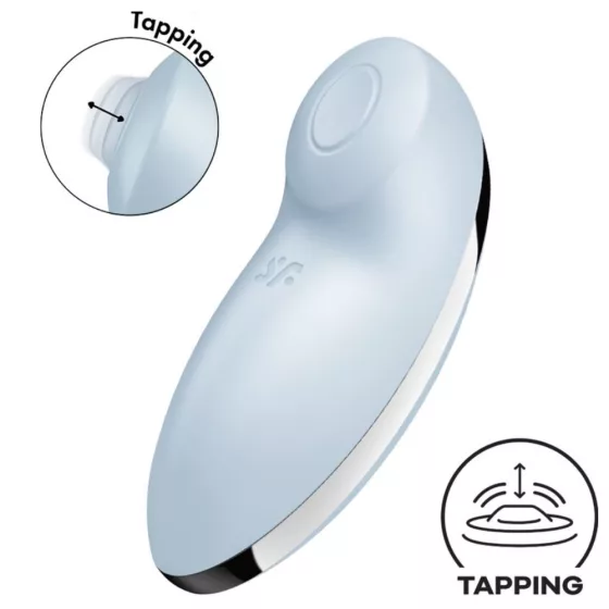 Satisfyer – Tap & Climax 2. csiklóizgató, vibrációval, pulzációval (kék)