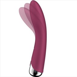   Satisfyer Spinning Vibe 1. vibrátor, rotáló fejrésszel (piros)