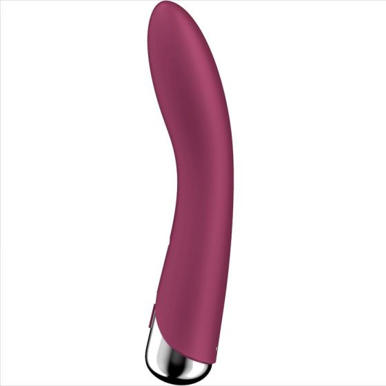 Satisfyer Spinning Vibe 1. vibrátor, rotáló fejrésszel (piros)