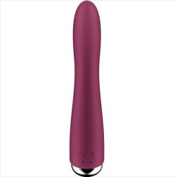   Satisfyer Spinning Vibe 1. vibrátor, rotáló fejrésszel (piros)