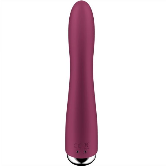 Satisfyer Spinning Vibe 1. vibrátor, rotáló fejrésszel (piros)