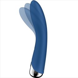   Satisfyer Spinning Vibe 1. vibrátor, rotáló fejrésszel (kék)