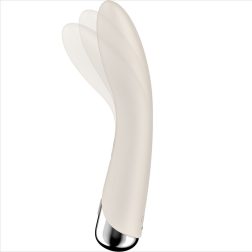   Satisfyer Spinning Vibe 1. vibrátor, rotáló fejrésszel (bézs)