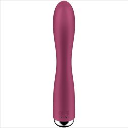   Satisfyer Spinning Rabbit 1. klitoriszágas vibrátor, rotáló fejrésszel (piros)