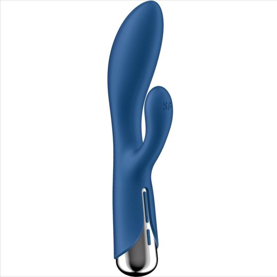 Satisfyer Spinning Rabbit 1. klitoriszágas vibrátor, rotáló fejrésszel (kék)