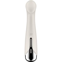 Satisfyer Spinning Vibe 1. vibrátor, rotáló fejrésszel (bézs)