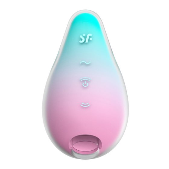 Satisfyer Mermaid léghullámos csiklóizgató, vibrációval (pink/zöld)