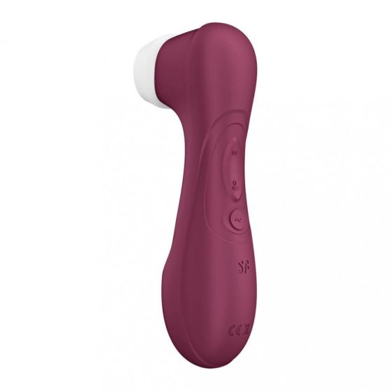 Satisfyer Pro 2. léghullámos csiklóizgató, vibrációval (bordó) (3. generációs) (APP-os)