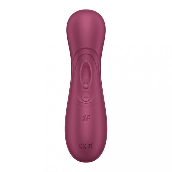 Satisfyer Pro 2. léghullámos csiklóizgató, vibrációval (bordó) (3. generációs) (APP-os)