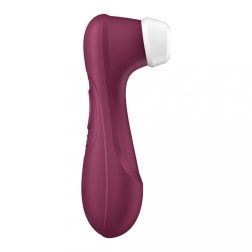   Satisfyer Pro 2. léghullámos csiklóizgató, vibrációval (bordó) (3. generációs) (APP-os)