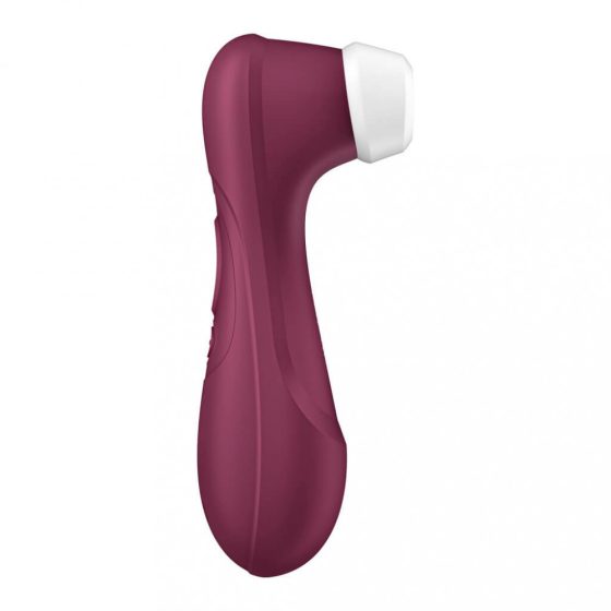 Satisfyer Pro 2. léghullámos csiklóizgató, vibrációval (bordó) (3. generációs) (APP-os)